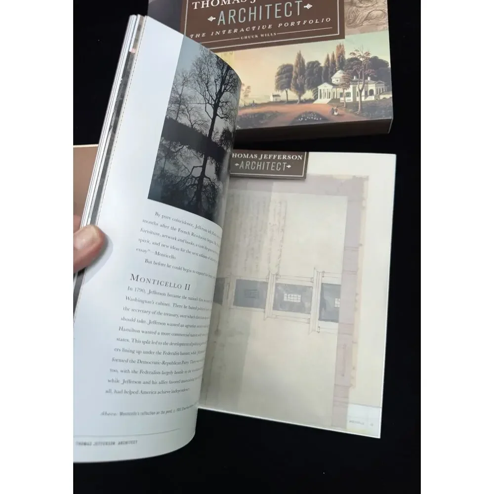 Thomas Jefferson - Architect: The Interactive Portfolio by Chuck Wills Like New!